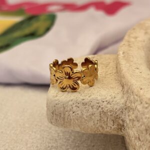 Bague florale