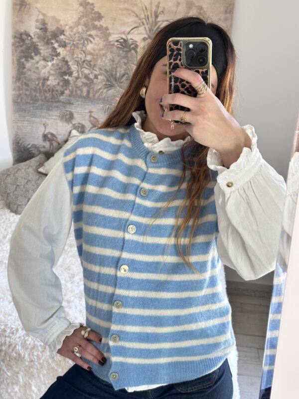 Pull sans manche Léna