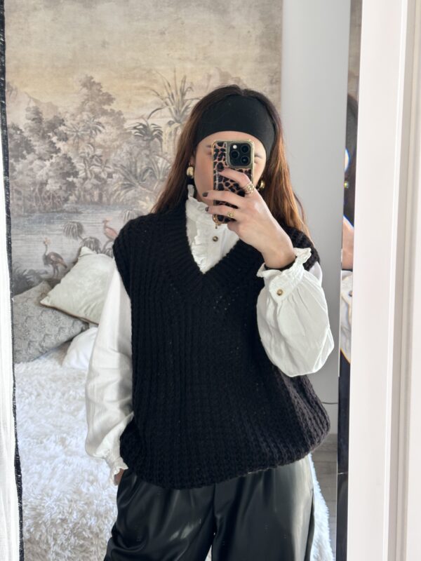 Pull sans manche Lya