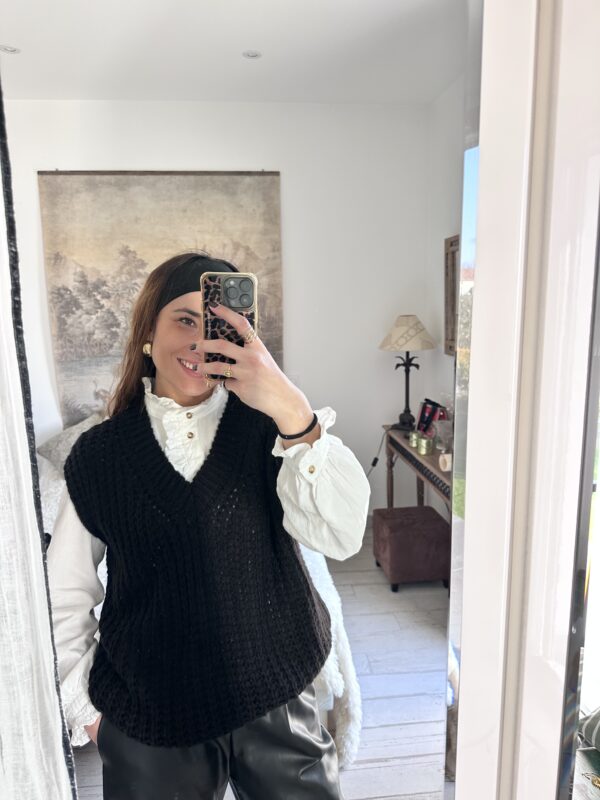 Pull sans manche Lya