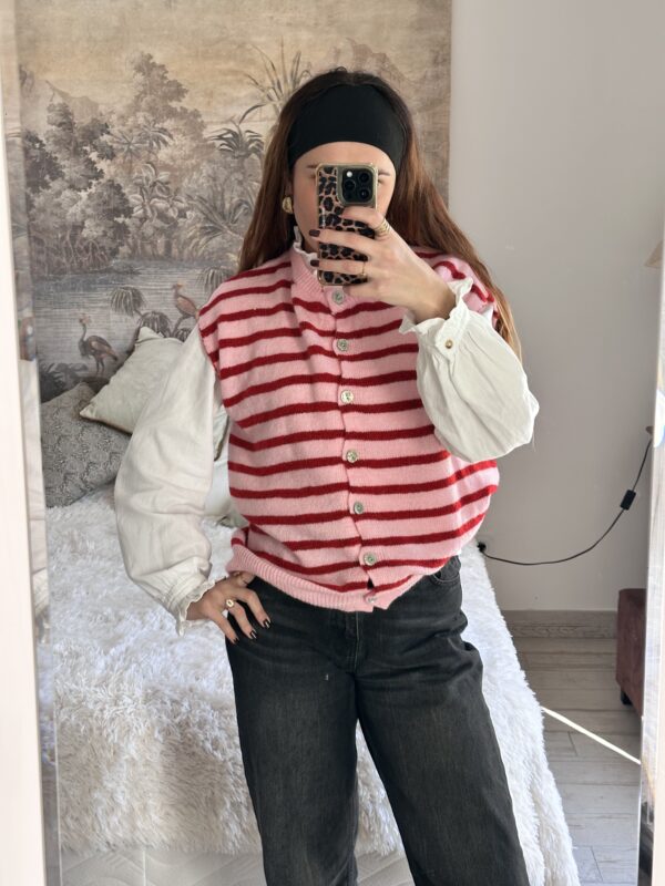 Pull sans manche Léna