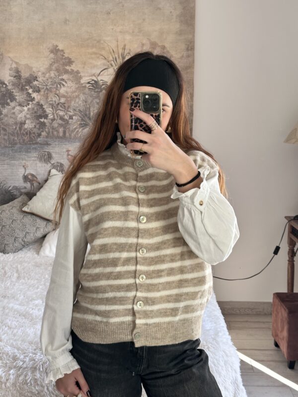 Pull sans manche Léna