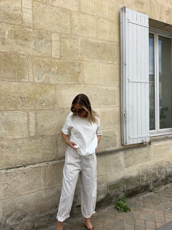 Pantalon Rayé