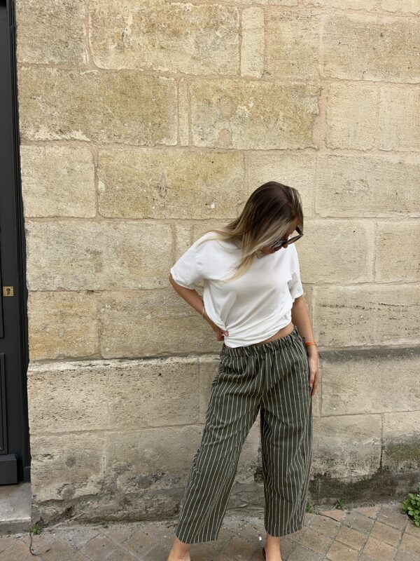 Pantalon Rayé