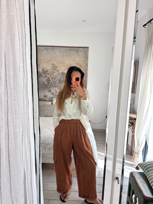 Cargo Rayé Orange