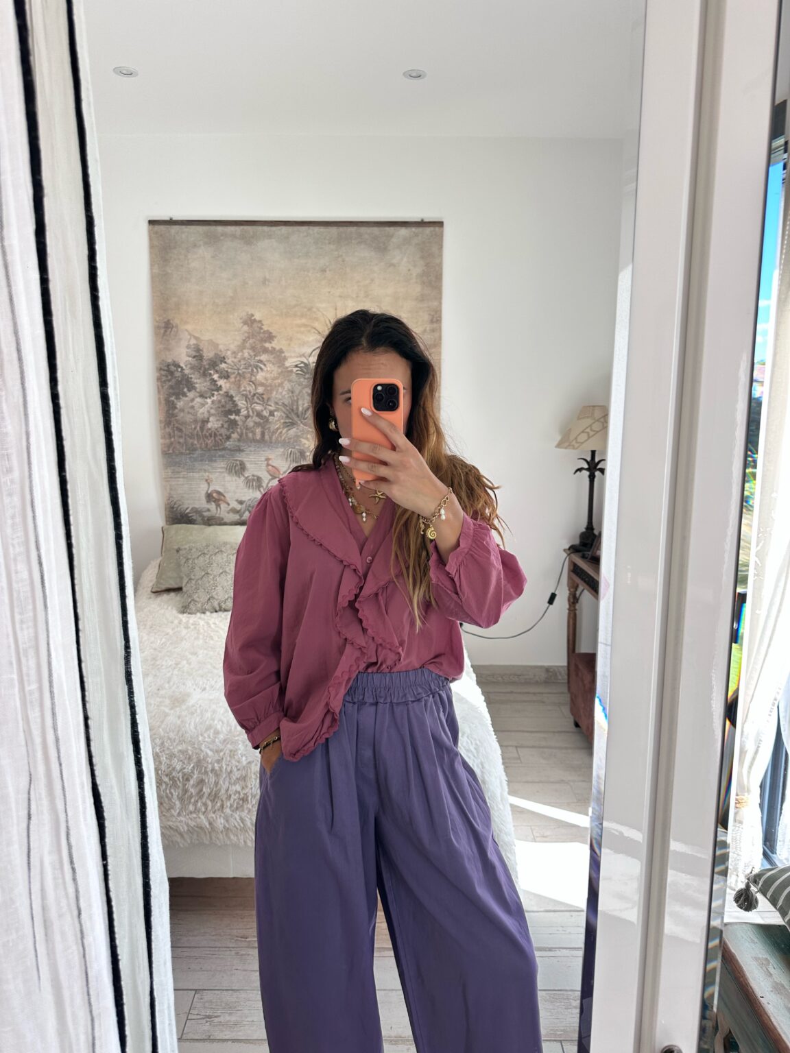 Pantalon Largo Mauve