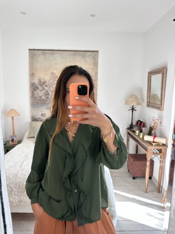 Chemise Vague Kaki