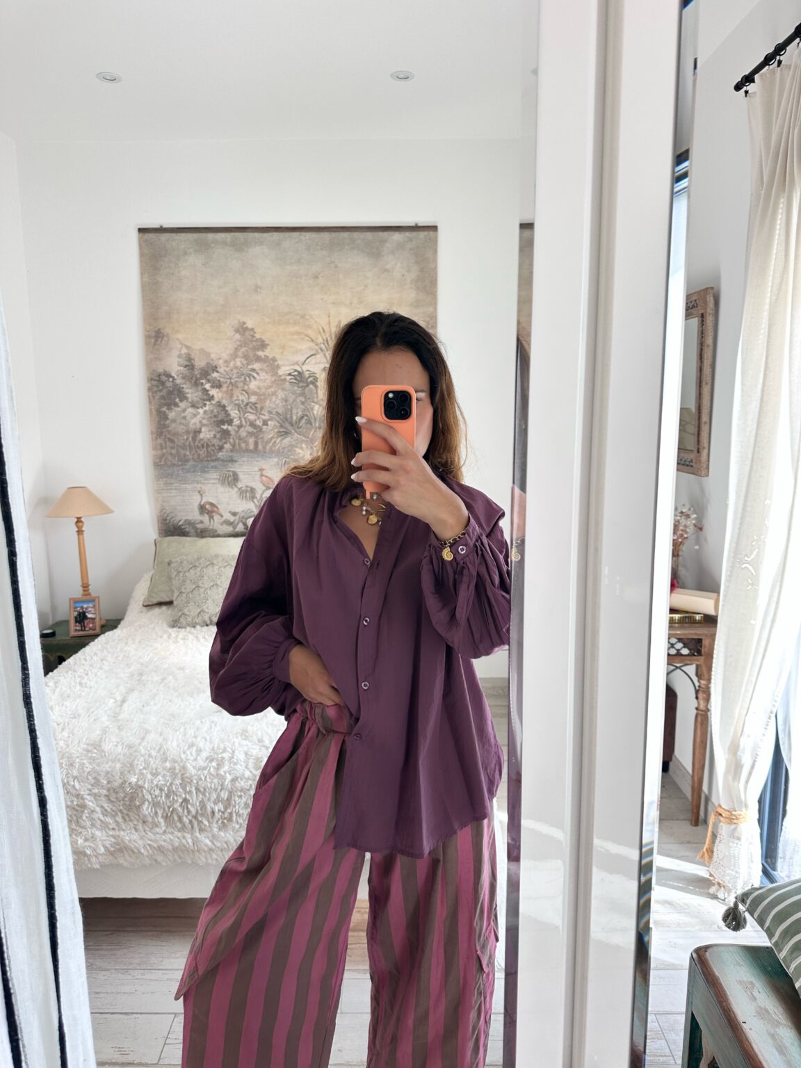 Chemise Mauve