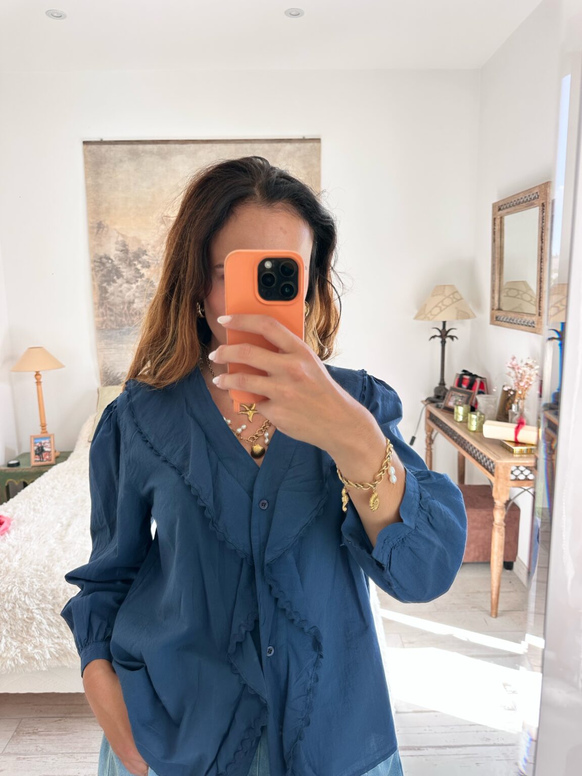 Blouse Vague Marine
