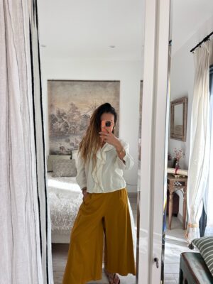 Pantalon Largo Moutarde