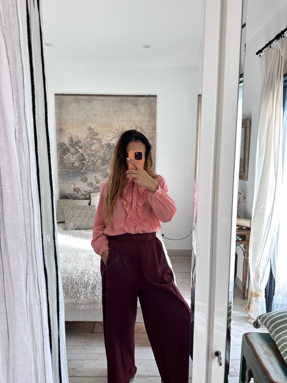 Pantalon Largo Framboise