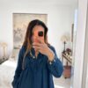 Blouse Volant Marine