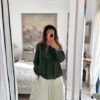IMG_0518 Blouse Volant Kaki